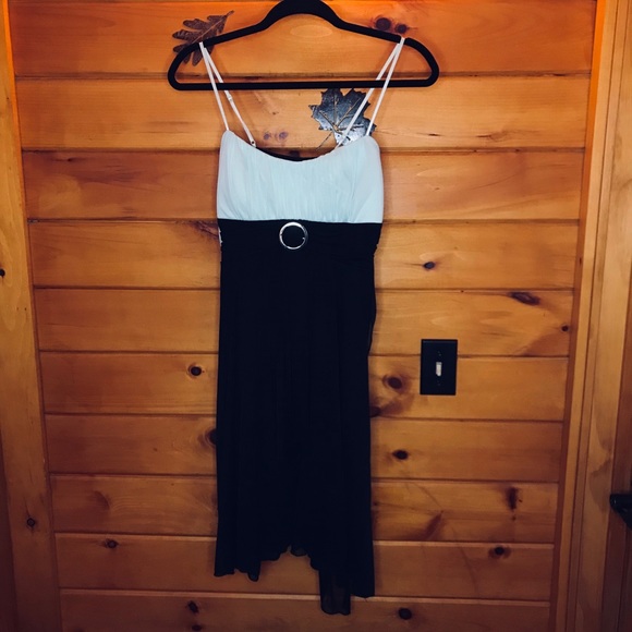 Baby Blue & Black Ruby Rox Dress - Picture 1 of 7